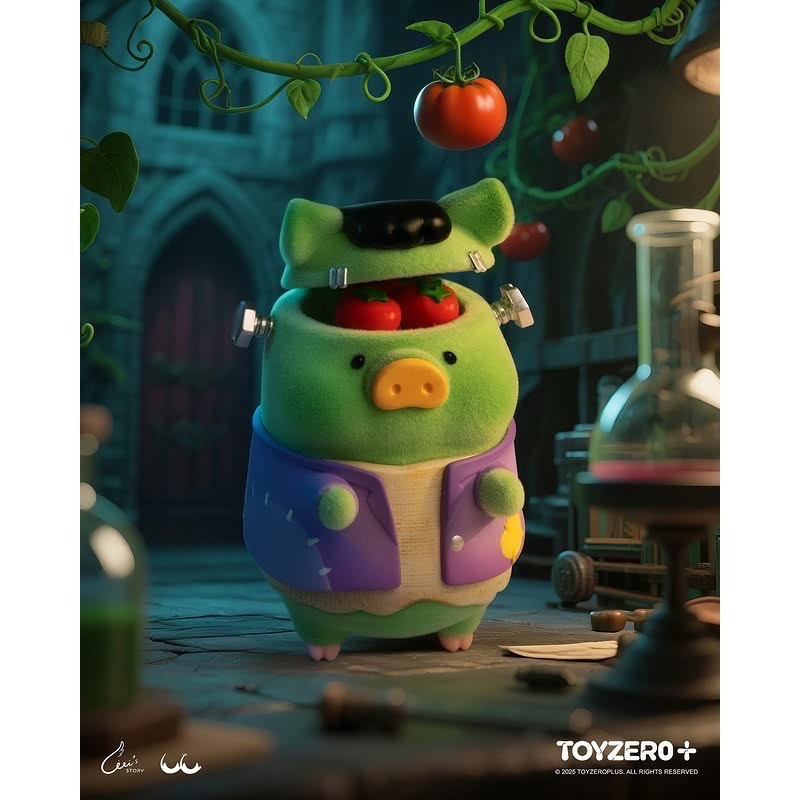 罐頭豬LuLu 萬聖節限定 驚喜滿罐 驚喜古墓 驚喜古堡 南瓜 木乃伊 科學怪人 吸血鬼 LuLu豬-細節圖8