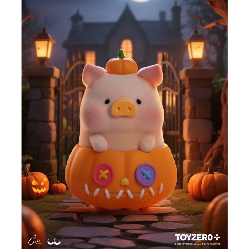 罐頭豬LuLu 萬聖節限定 驚喜滿罐 驚喜古墓 驚喜古堡 南瓜 木乃伊 科學怪人 吸血鬼 LuLu豬-細節圖2