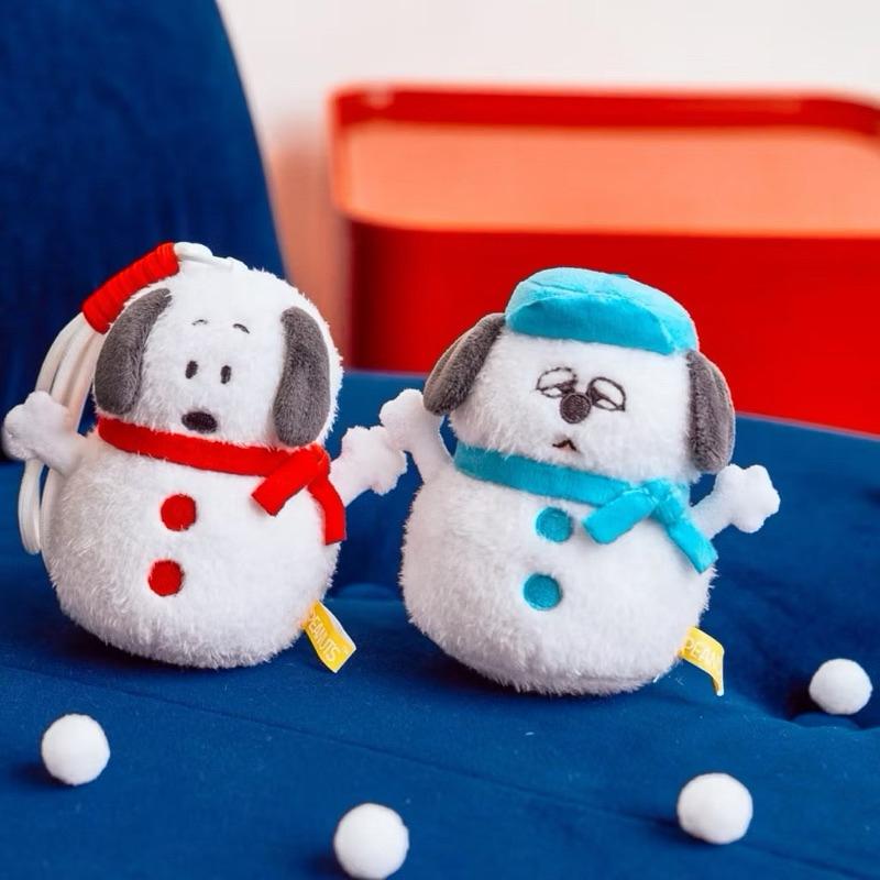 現貨 7-11 Peanuts 雪人玩偶 歐拉夫Olaf 史努比 Snoopy吊飾 雪人束口袋 收納袋 花生漫畫-細節圖2