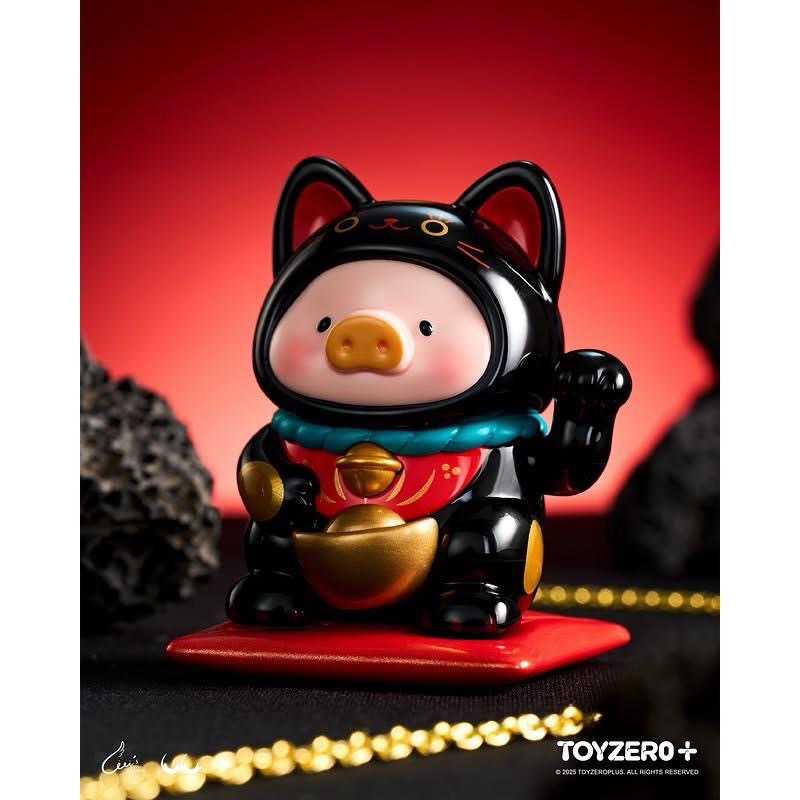 𝐥𝐮𝐜𝐤𝐲☘️ 罐頭豬LuLu 一招喵計 招財貓 LuLu豬 公仔 盲盒 一中盒-細節圖5