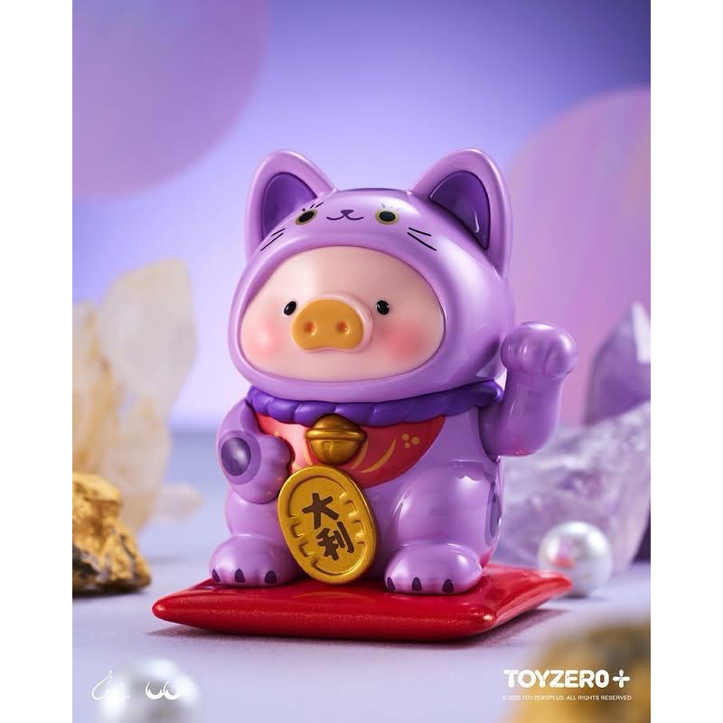 𝐥𝐮𝐜𝐤𝐲☘️ 罐頭豬LuLu 一招喵計 招財貓 LuLu豬 公仔 盲盒 一中盒-細節圖7