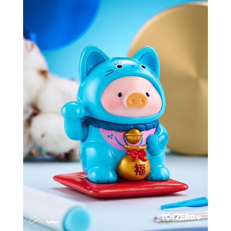 𝐥𝐮𝐜𝐤𝐲☘️ 罐頭豬LuLu 一招喵計 招財貓 LuLu豬 公仔 盲盒 一中盒-細節圖8