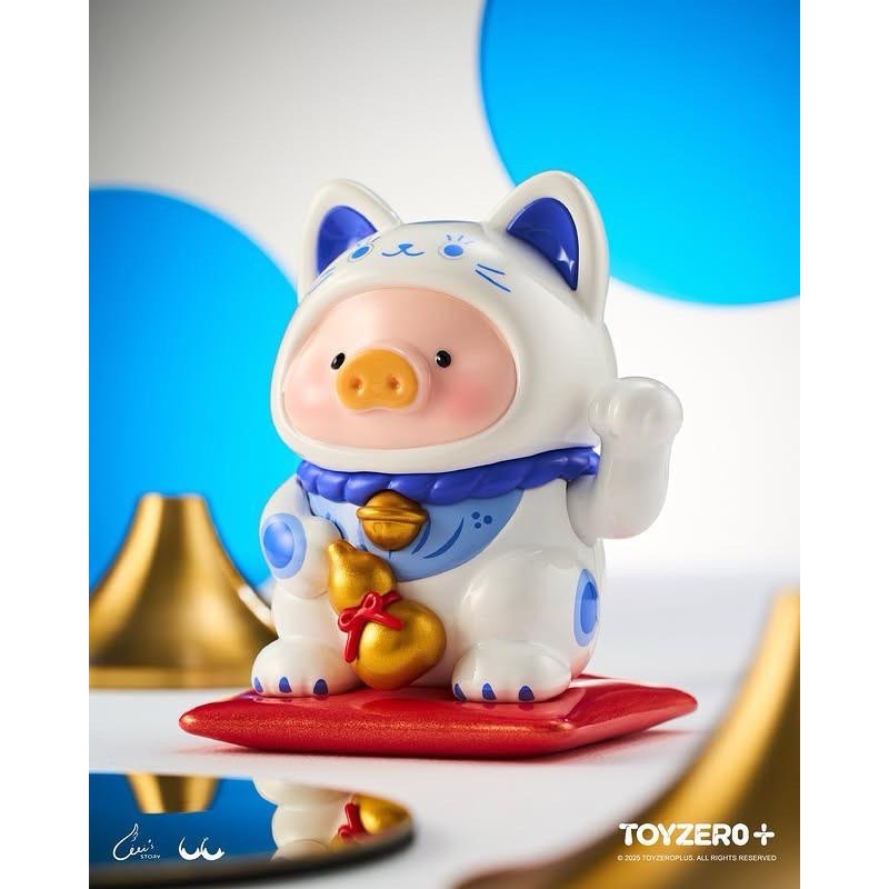 𝐥𝐮𝐜𝐤𝐲☘️ 罐頭豬LuLu 一招喵計 招財貓 LuLu豬 公仔 盲盒 一中盒-細節圖3