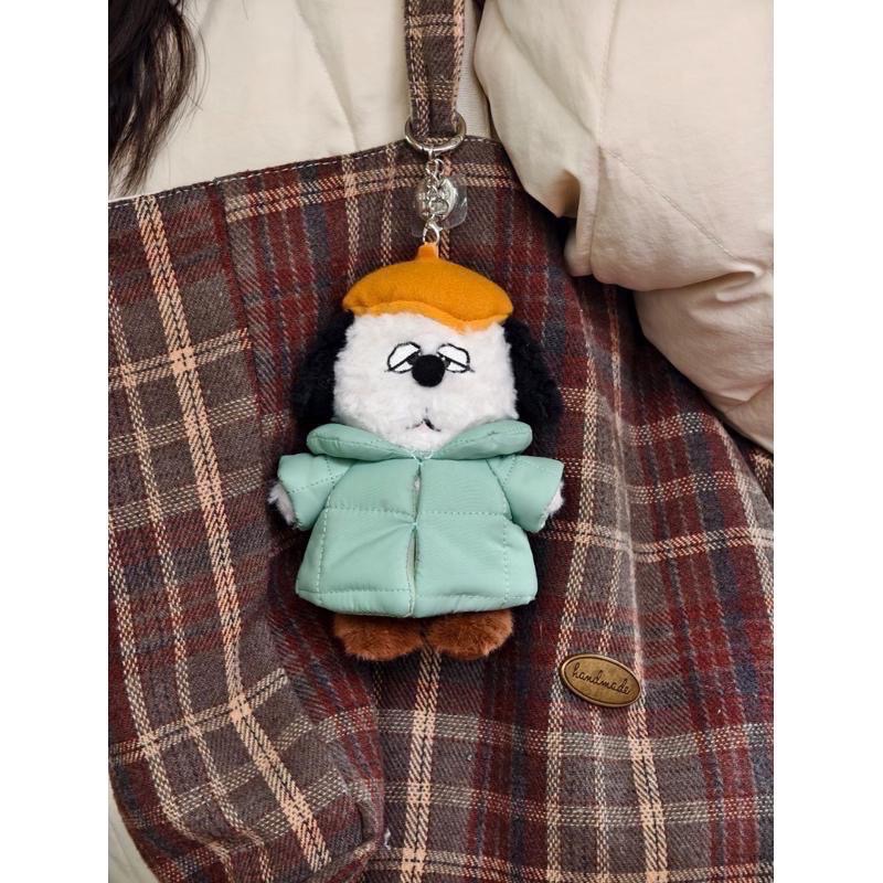 𝐥𝐮𝐜𝐤𝐲☘️ 山莫 花生漫畫 冬日絨裝系列 羽絨外套 歐拉夫 史努比 查理布朗 羽絨服 雪人 掛件-細節圖4