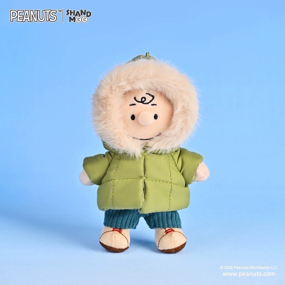𝐥𝐮𝐜𝐤𝐲☘️ 山莫 花生漫畫 冬日絨裝系列 羽絨外套 歐拉夫 史努比 查理布朗 羽絨服 雪人 掛件-細節圖8