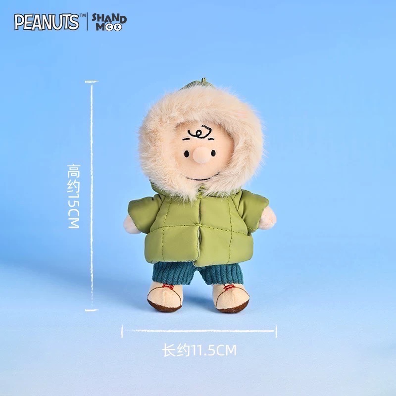 𝐥𝐮𝐜𝐤𝐲☘️ 山莫 花生漫畫 冬日絨裝系列 羽絨外套 歐拉夫 史努比 查理布朗 羽絨服 雪人 掛件-規格圖10
