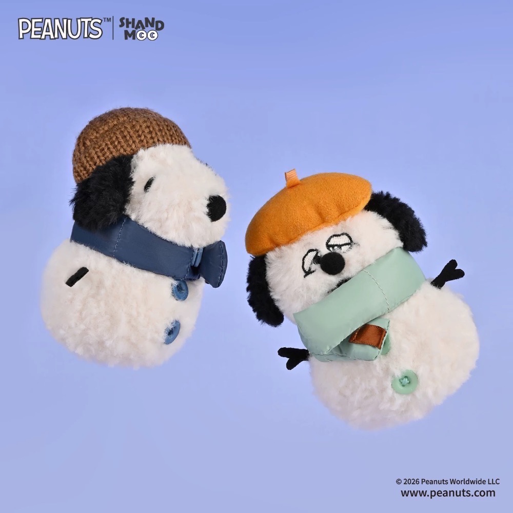 山莫 Peanuts 冬日絨裝系列 雪人史努比 雪人歐拉夫-細節圖3