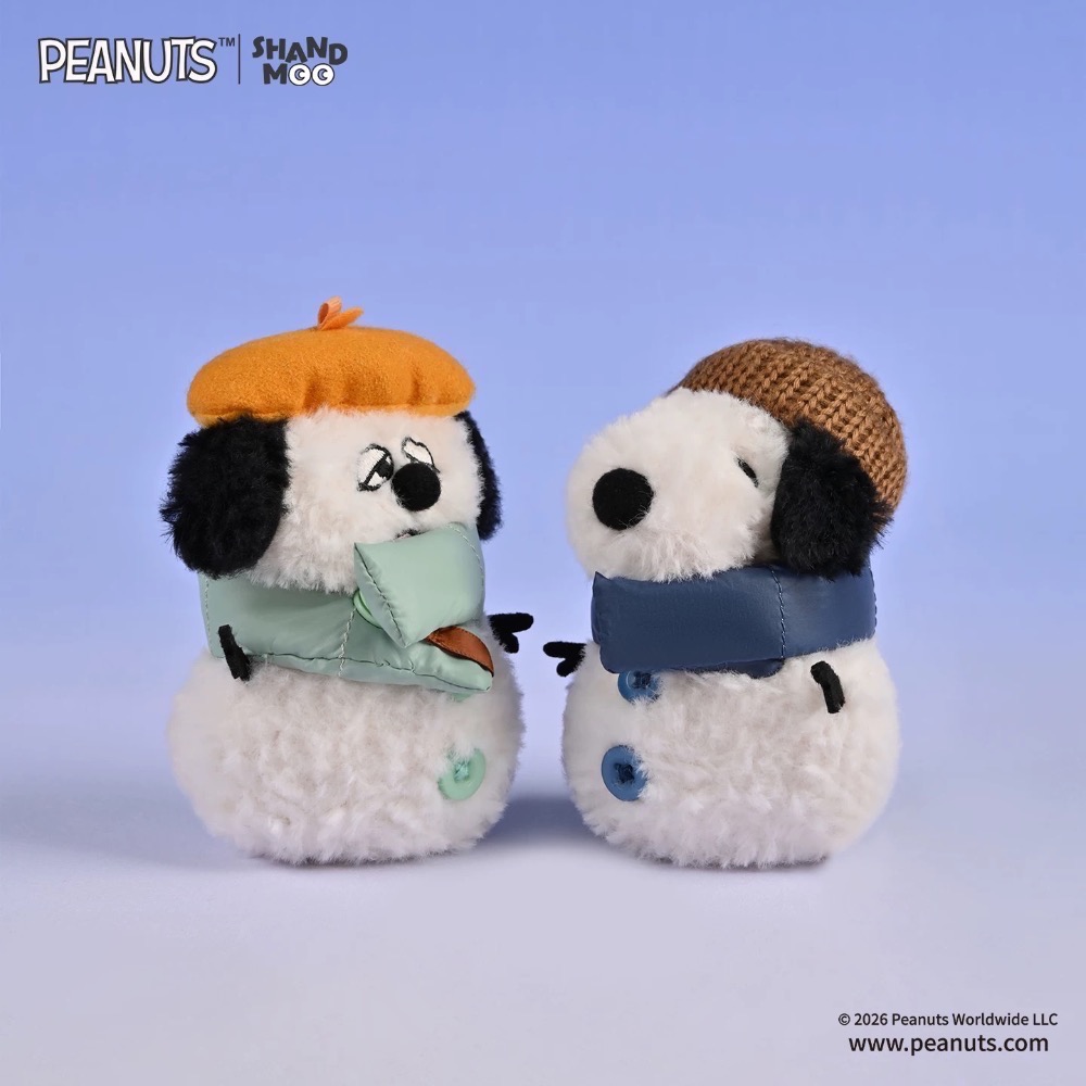 山莫 Peanuts 冬日絨裝系列 雪人史努比 雪人歐拉夫-細節圖5