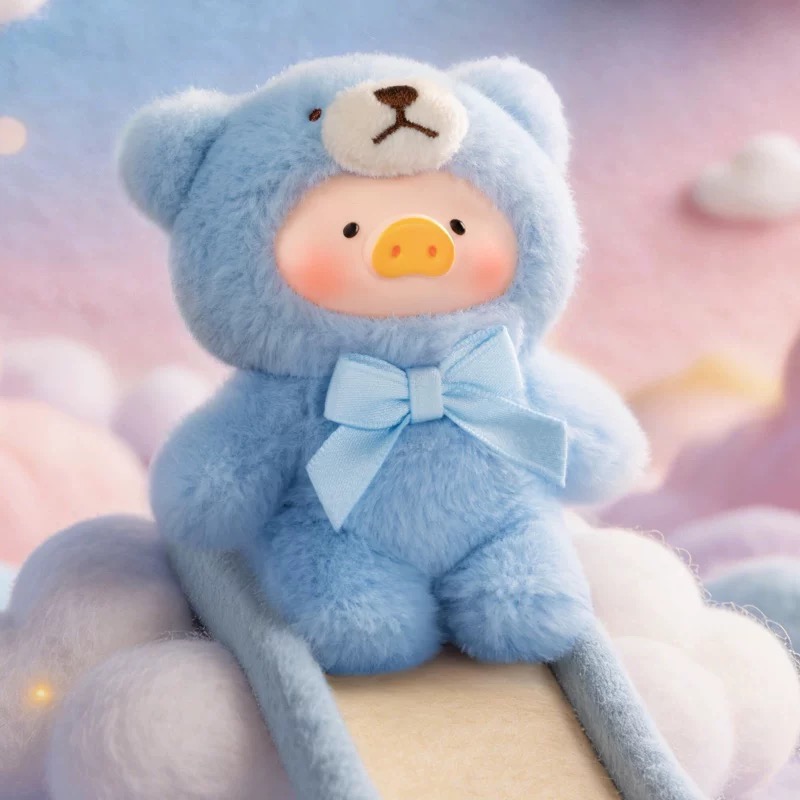 罐頭豬LuLu 泰迪 Mini 自然絮語 毛絨手機掛繩-細節圖2