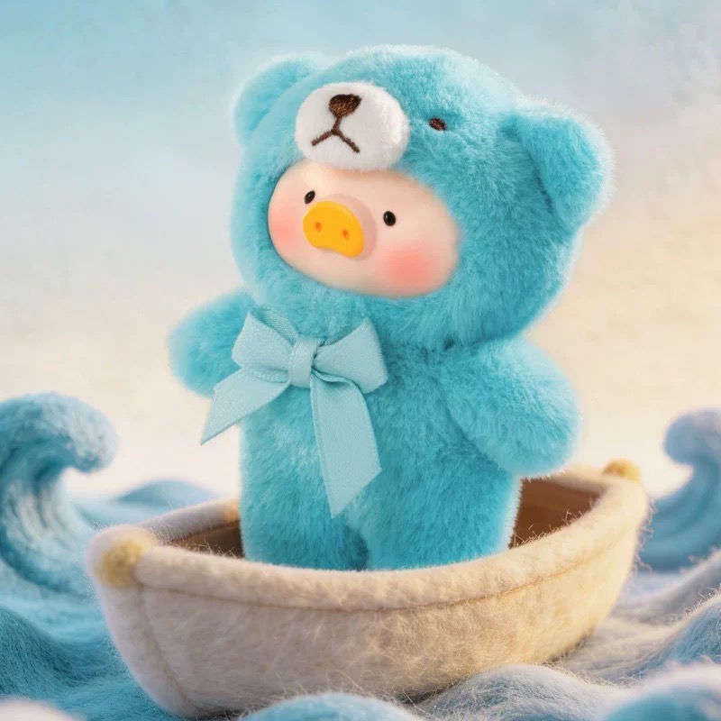 罐頭豬LuLu 泰迪 Mini 自然絮語 毛絨手機掛繩-細節圖3