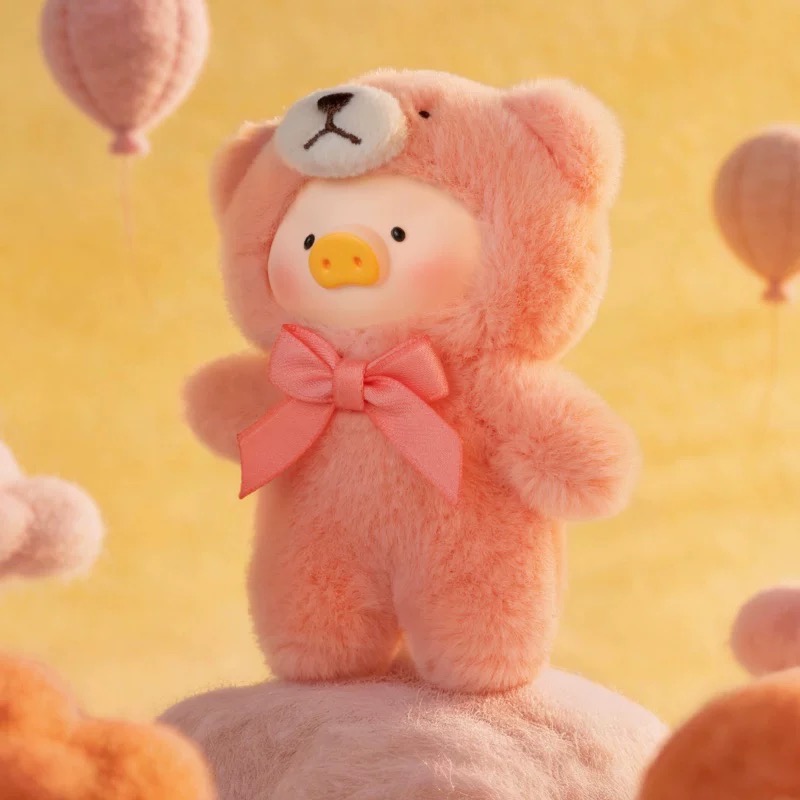 罐頭豬LuLu 泰迪 Mini 自然絮語 毛絨手機掛繩-細節圖4