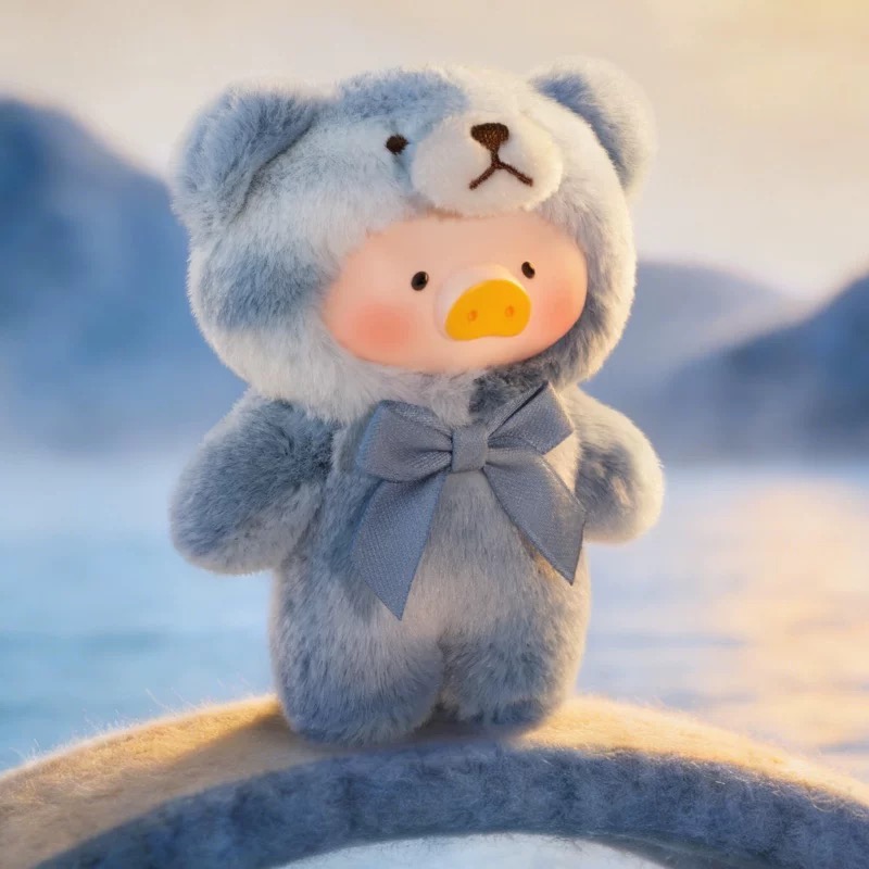 罐頭豬LuLu 泰迪 Mini 自然絮語 毛絨手機掛繩-細節圖5