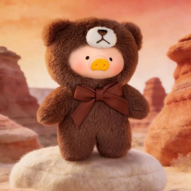 罐頭豬LuLu 泰迪 Mini 自然絮語 毛絨手機掛繩-細節圖6