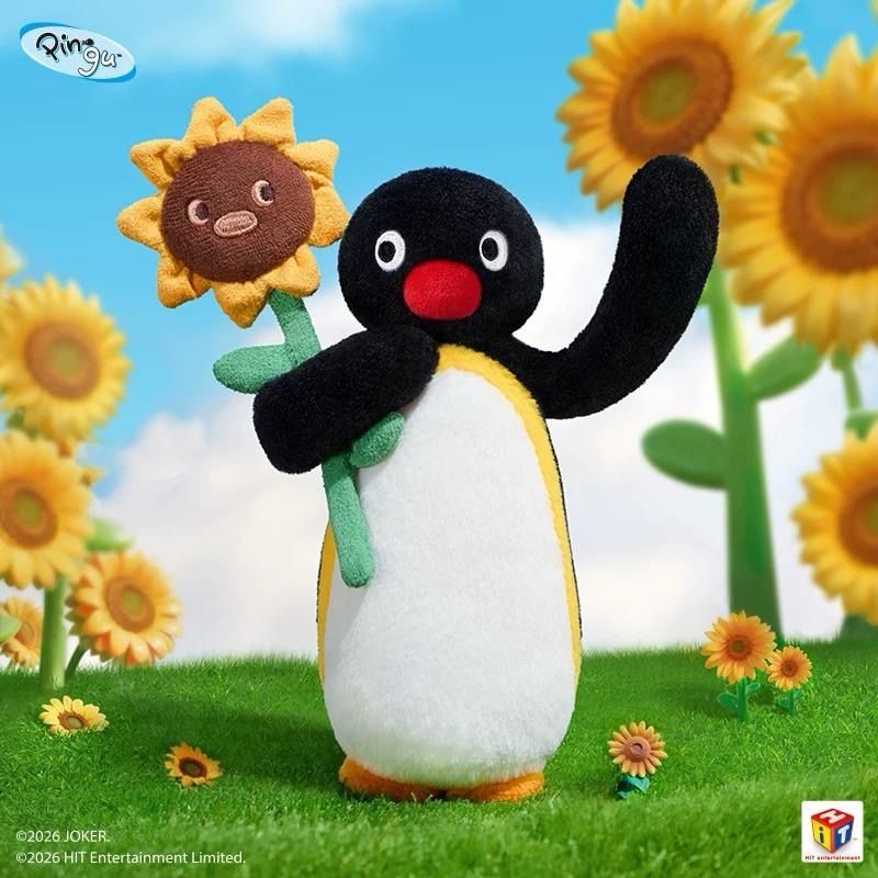 𝐥𝐮𝐜𝐤𝐲☘️現+預 Pingu MINI MEME 企鵝家族 毛絨掛件 盲盒 一中盒 確認款-細節圖2