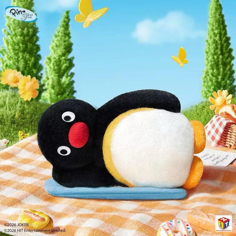 𝐥𝐮𝐜𝐤𝐲☘️現+預 Pingu MINI MEME 企鵝家族 毛絨掛件 盲盒 一中盒 確認款-細節圖5