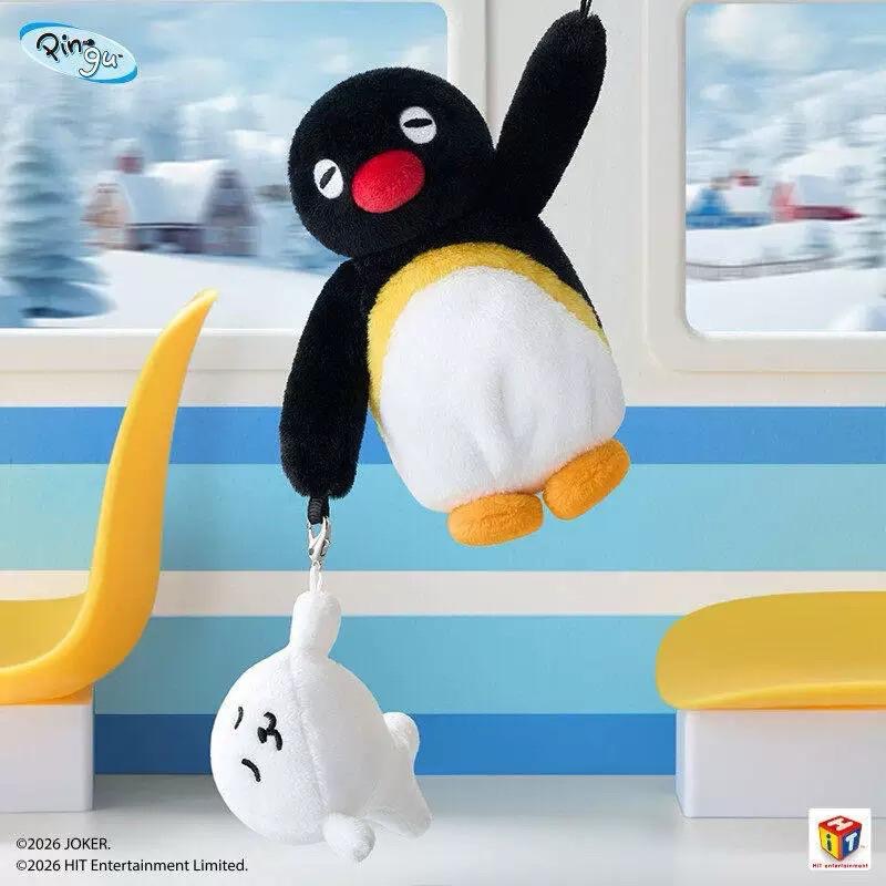 𝐥𝐮𝐜𝐤𝐲☘️現+預 Pingu MINI MEME 企鵝家族 毛絨掛件 盲盒 一中盒 確認款-細節圖6