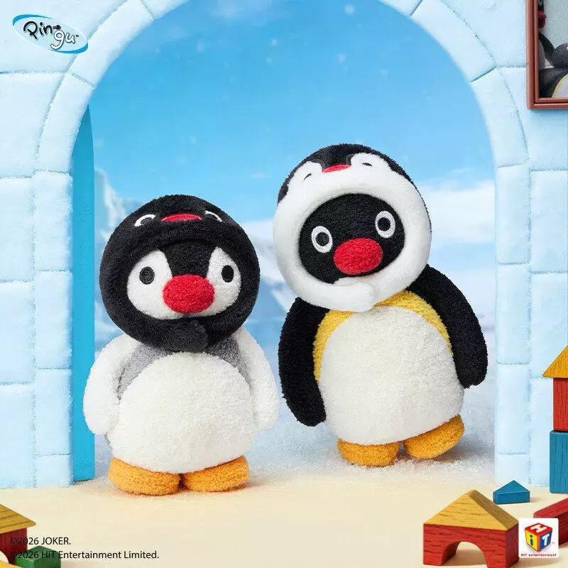 𝐥𝐮𝐜𝐤𝐲☘️現+預 Pingu MINI MEME 企鵝家族 毛絨掛件 盲盒 一中盒 確認款-細節圖8