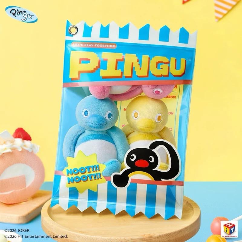 𝐥𝐮𝐜𝐤𝐲☘️現+預 Pingu MINI MEME 企鵝家族 毛絨掛件 盲盒 一中盒 確認款-細節圖9