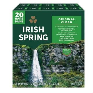 【Irish Spring】愛爾蘭體香皂-原味113gx20塊入)