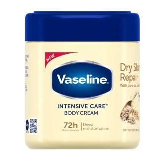 【Vaseline 凡士林】身體修護霜-全效滋潤/修護型無香/可可脂奶油/蘆薈清爽(400ml)