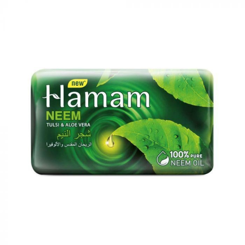 【Hamam 哈曼】印度苦楝油香皂-含蘆薈露(150g)-6280