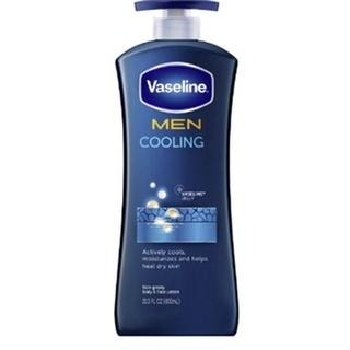 【Vaseline 凡士林】身體潤膚乳液-男用清涼/藍-3052