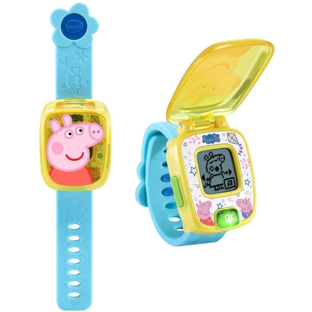 現貨★全新 VTech 佩佩豬 兒童手錶 英文學習手錶 Peppa 四種學習遊戲 新年禮物 生日禮物-細節圖2