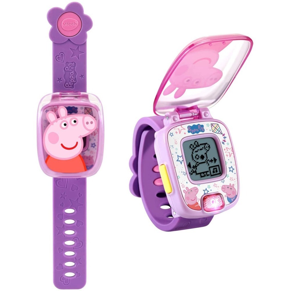 現貨★全新 VTech 佩佩豬 兒童手錶 英文學習手錶 Peppa 四種學習遊戲 新年禮物 生日禮物-細節圖3