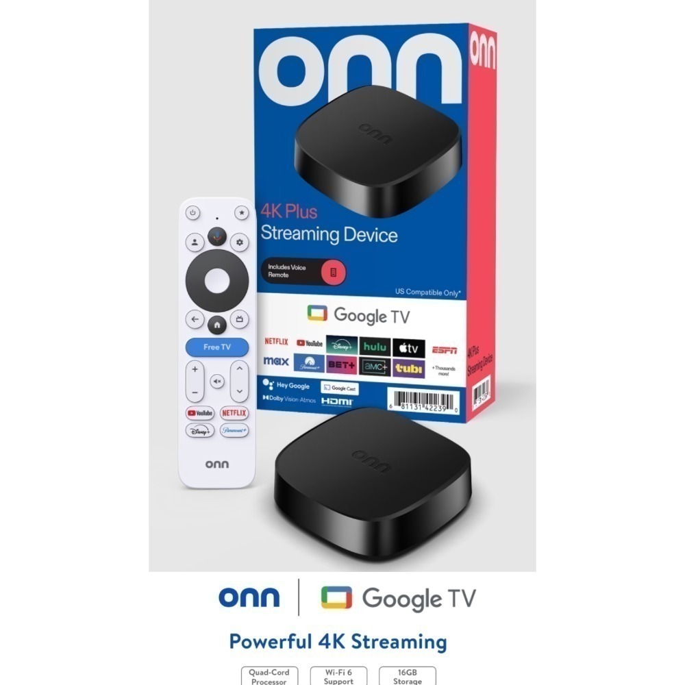 【竭力萊姆】最新版 美國原裝繁中 onn Google TV 4K Pro UHD Walmart-規格圖7