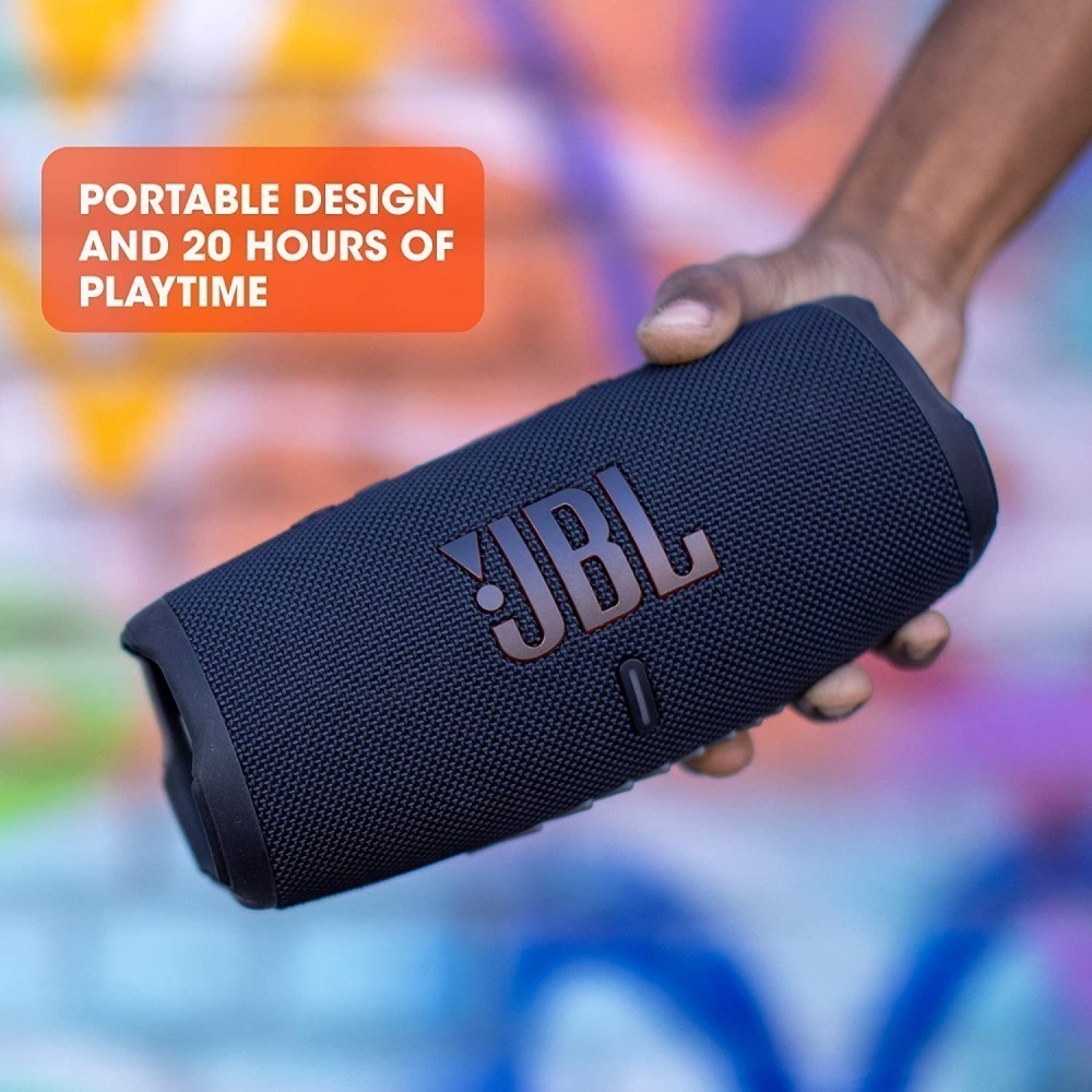 【竭力萊姆】全新 正版 一年保 JBL CHARGE 5 便攜式無線喇叭 高音質 大電量-細節圖4