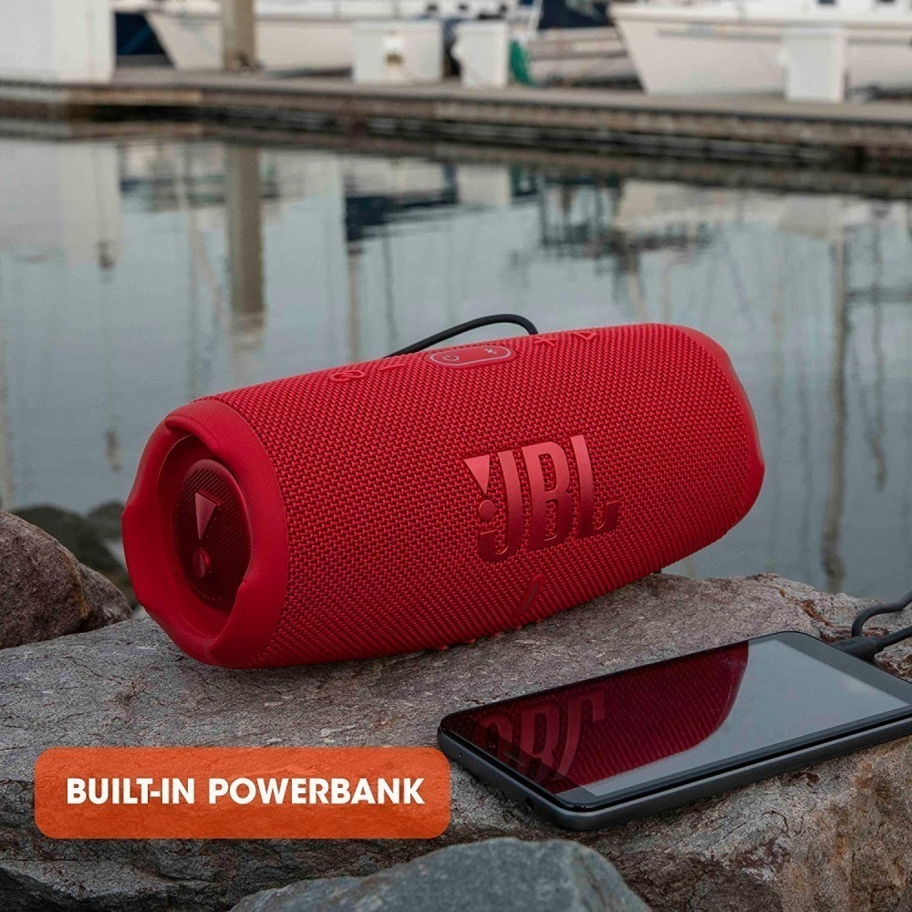 【竭力萊姆】全新 正版 一年保 JBL CHARGE 5 便攜式無線喇叭 高音質 大電量-細節圖8