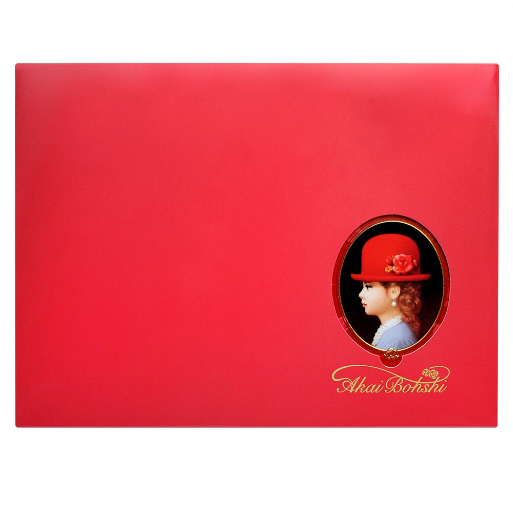 日本  AKAI BOHSHI  紅帽子 奶味蛋捲  禮盒  24入  赤帽-細節圖3