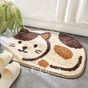 樂巢♡貓咪造型腳踏墊 防滑地墊 玄關地墊腳踏墊 床邊毯 可愛地墊-規格圖4