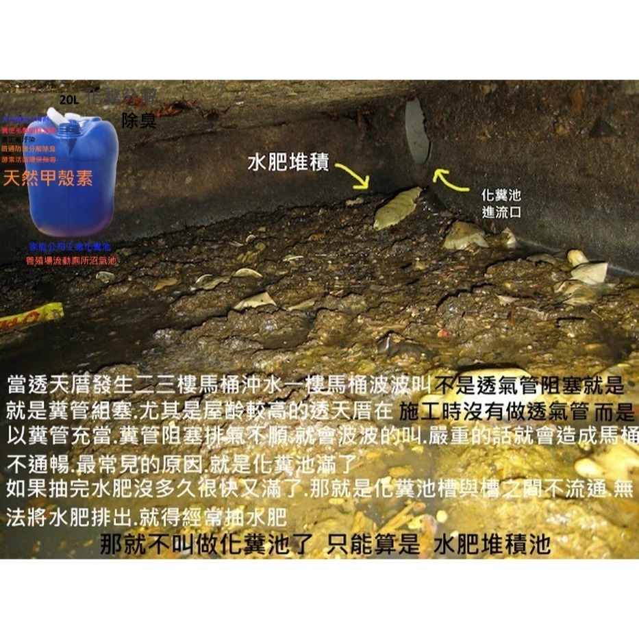 FPM馬桶化糞分解劑2L-20L-家庭公司-重工業工廠-學校飯店-醫院化糞池流動廁所沼氣池養殖場-天然酵素分解劑-細節圖8