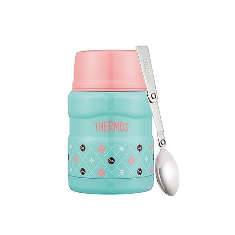 食物燜燒罐 470ml 夢幻樂園⚜️THERMOS 膳魔師 SK3000BH 內附摺疊湯匙 不銹鋼 真空-細節圖3