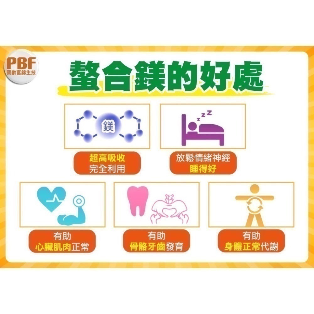 完鎂螯合 30顆/盒⚜️PBF 寶齡富錦 螯合鎂 植物膠囊 好吸收鎂 GMP製造 官方原廠㊣公司貨 甘胺酸鎂-細節圖3