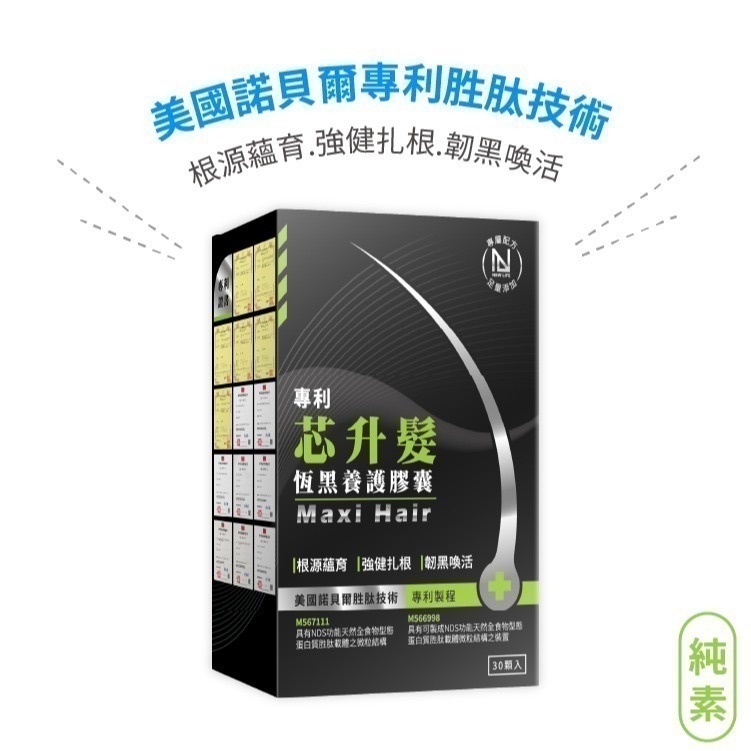 芯升髮 30顆⚜️NEW LIFE 恆黑養護膠囊 專利PHB複方濃縮粉 保加利亞乳酸桿菌 美國諾貝爾胜肽技術 足量添加-細節圖10
