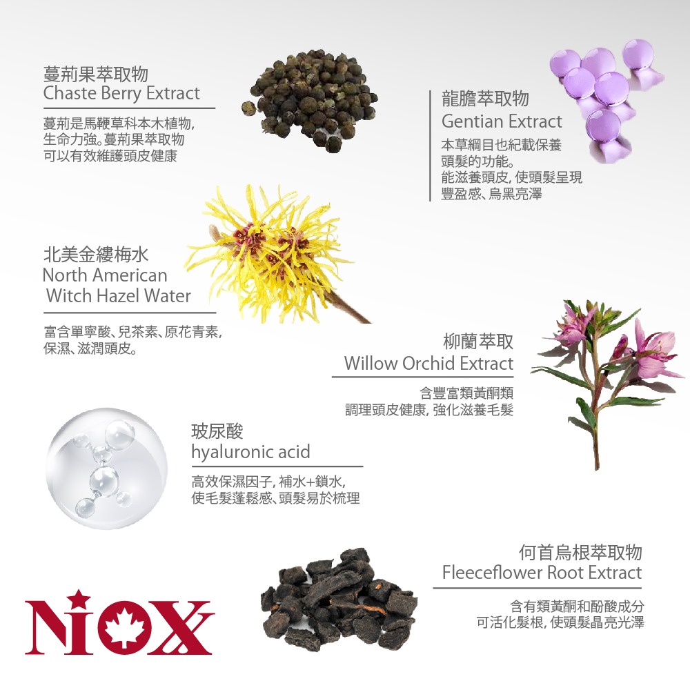 豐盈活絡頭皮水 100ml/瓶⚜️NIOXX 尼奧克斯 穆拉德 諾貝爾獎 一氧化氮 北美金縷梅水 蔓荊果 何首烏根 柳蘭-細節圖2