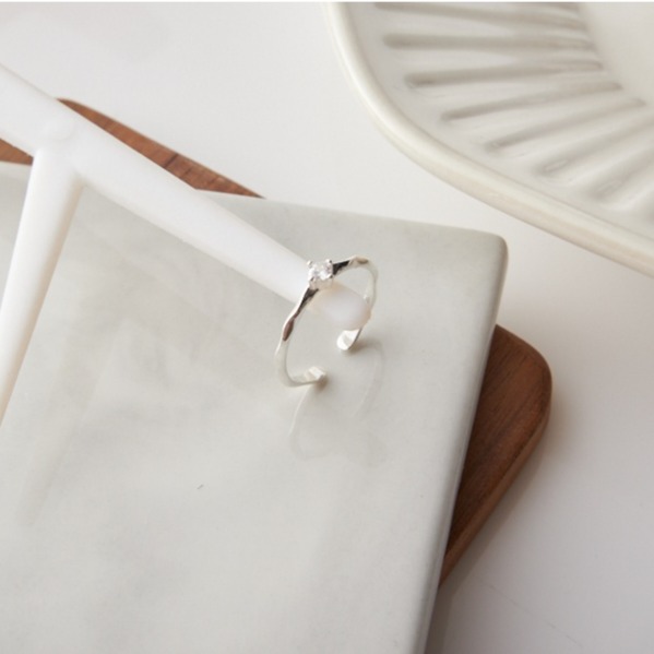 莫比烏斯 925純銀 戒指⚜️韓國東大門限量 可調式戒指 抗過敏 正韓直送-細節圖2