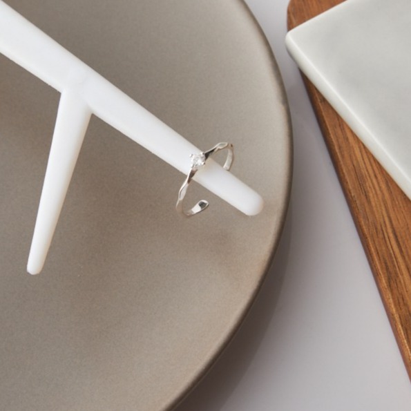 莫比烏斯 925純銀 戒指⚜️韓國東大門限量 可調式戒指 抗過敏 正韓直送-細節圖4