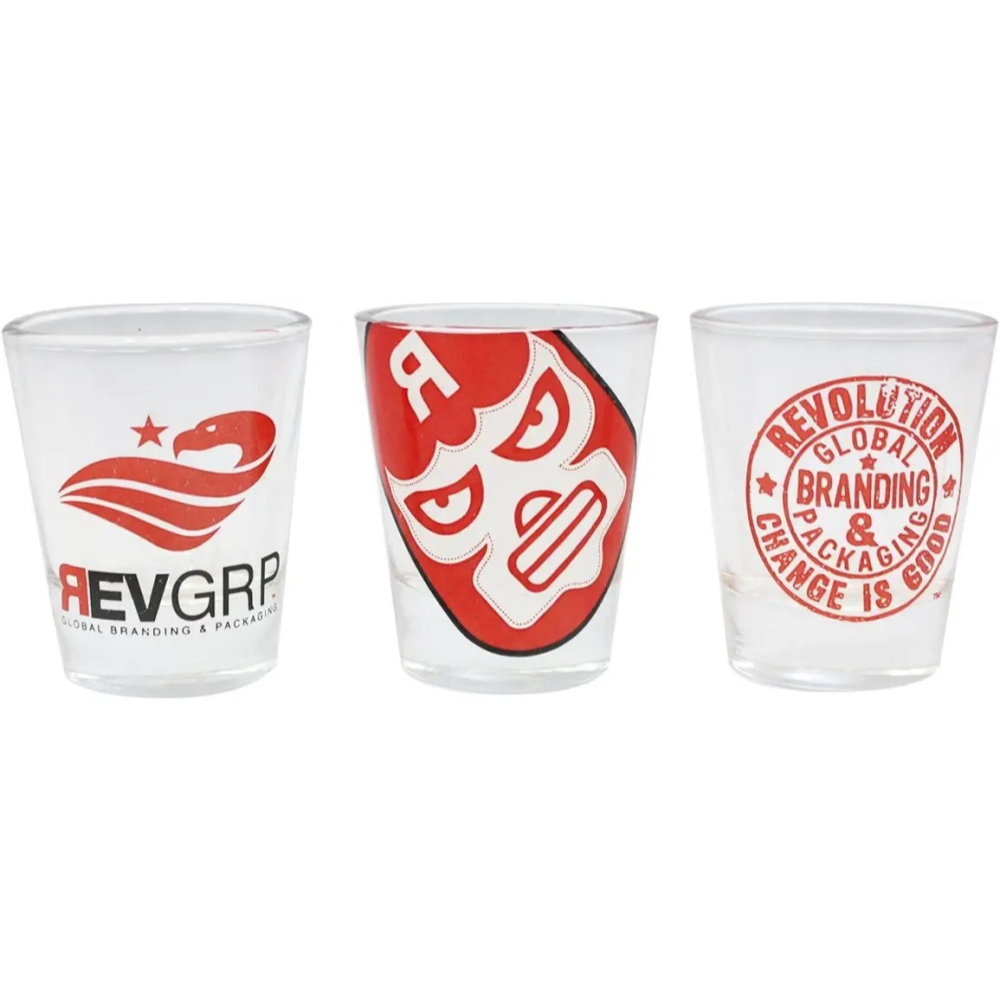 REVGRP Luchador “三重威脅” 標誌小酒杯 shot glasses 三件套⚜The Revolution-細節圖2