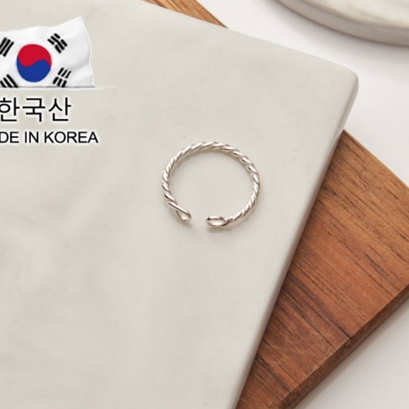 冰印尾戒⚜️正韓直送 925純銀 戒指 韓國東大門限量 可調式戒指 可微調-細節圖2