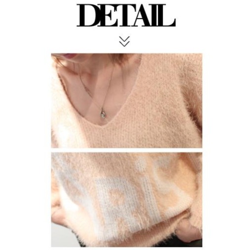 巴黎艾菲爾鐵塔PARIS寬鬆針織毛衣⚜️㊕㊝二色-細節圖3