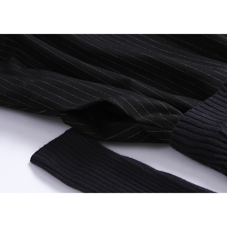 針織短版羊毛衣條紋長裙無袖洋裝❁歐美精品專櫃代購⚜️㊕㊝原創平價-細節圖9