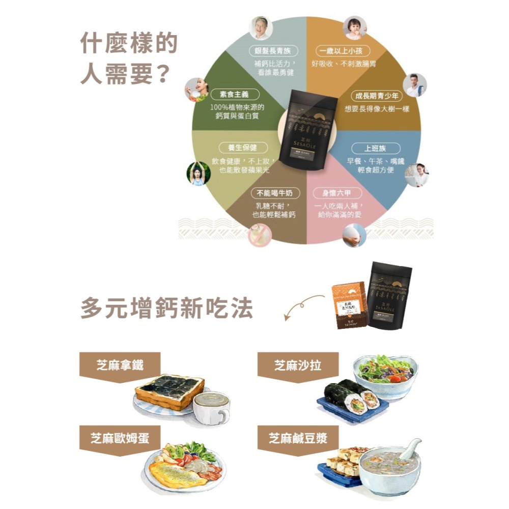 8倍細高鈣黑芝麻粉 380g⚜SesaOle 芝初 低溫焙炒 酸價2.5以下 新鮮芝麻原粒 全程電腦控溫 全素食 無添加-細節圖8