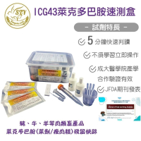 【漢翊STY】ICG43萊克多巴胺殘留快篩盒(瘦肉精/乙型受體素/萊劑快篩)