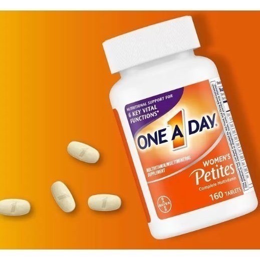 b5-One A Day 女性亮顏綜合維他命迷你錠 160 錠 揪樂聚 (好市多代購) 555550-細節圖3