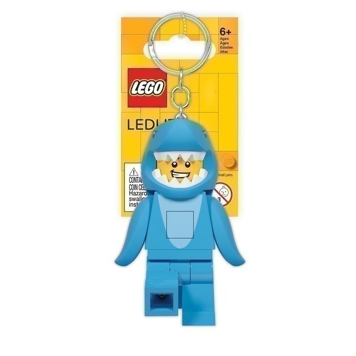 【林口吳凱文】全新 樂高 LEGO LED 鑰匙圈 手電筒 人偶 兔子 鯊魚 仙人掌 幽靈 白兵 星戰 自由女神 恐龍-細節圖4