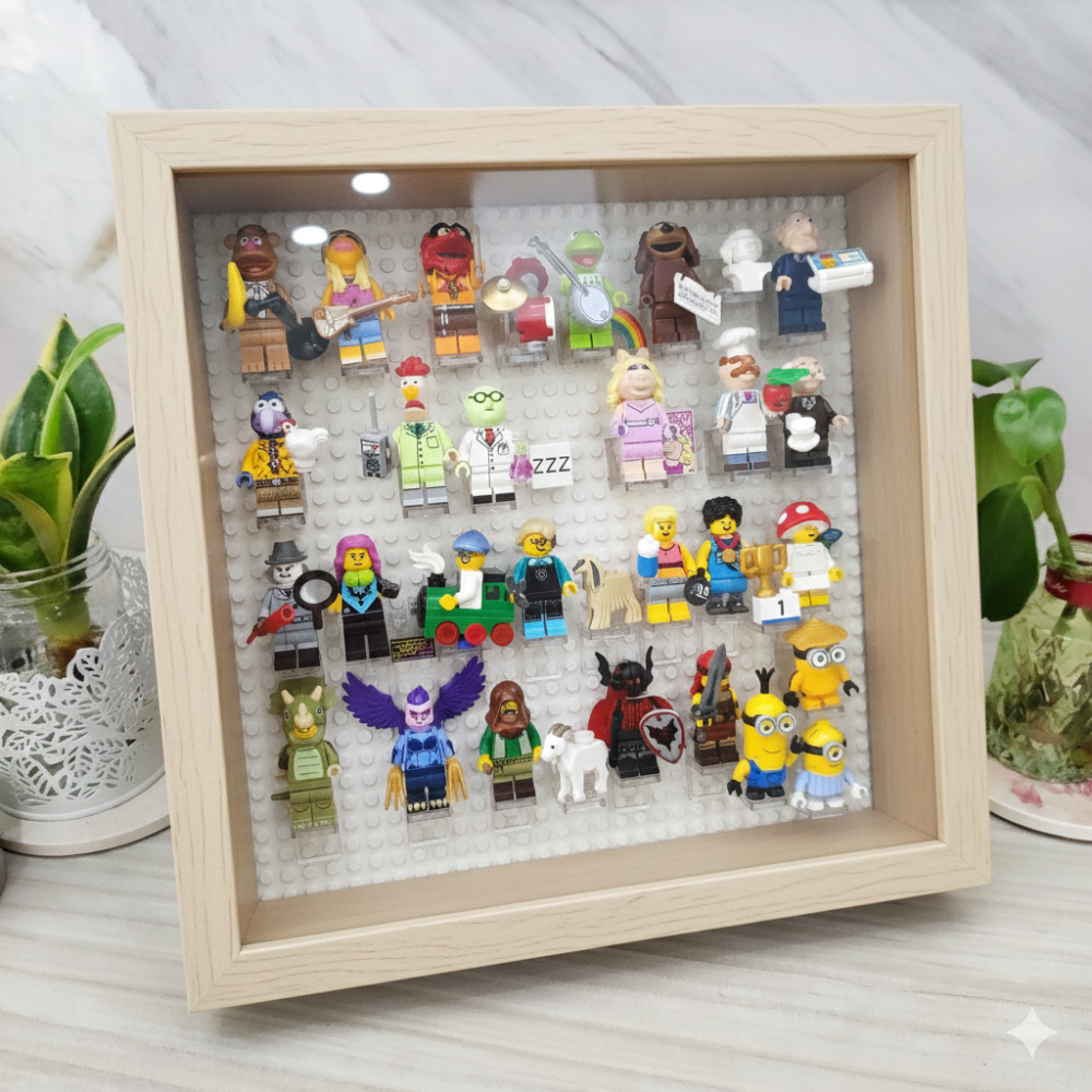 【林口吳凱文】現貨 正版 LEGO 樂高 相框 展示框 展示盒 收納 收納框 收納盒 公仔 人偶 71052 人偶收納-細節圖2