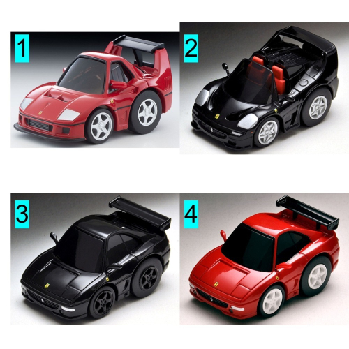 チョロQzero Ferrari 4台 F40 F50 F355 250GTO チョロq zero フェラーリの黒 3台セット F40 F50 F355 チョロq zero